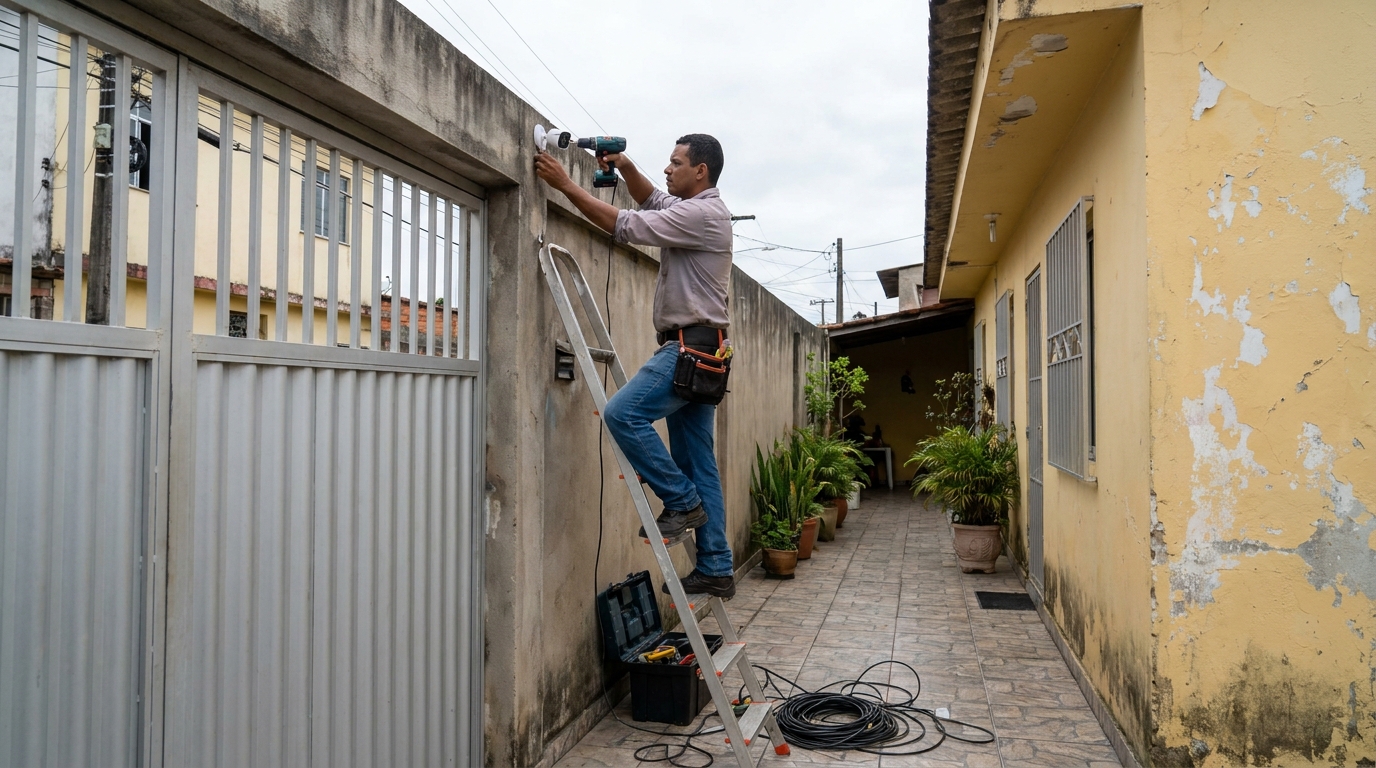 Instalacao de cameras de seguranca profissional em Sorocaba‑SP