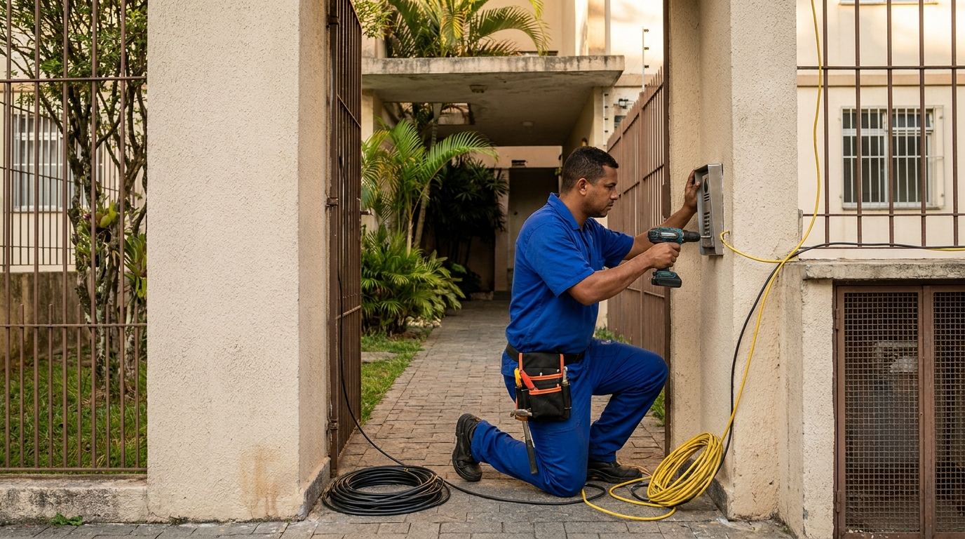 Instalacao de interfone profissional em Sorocaba‑SP