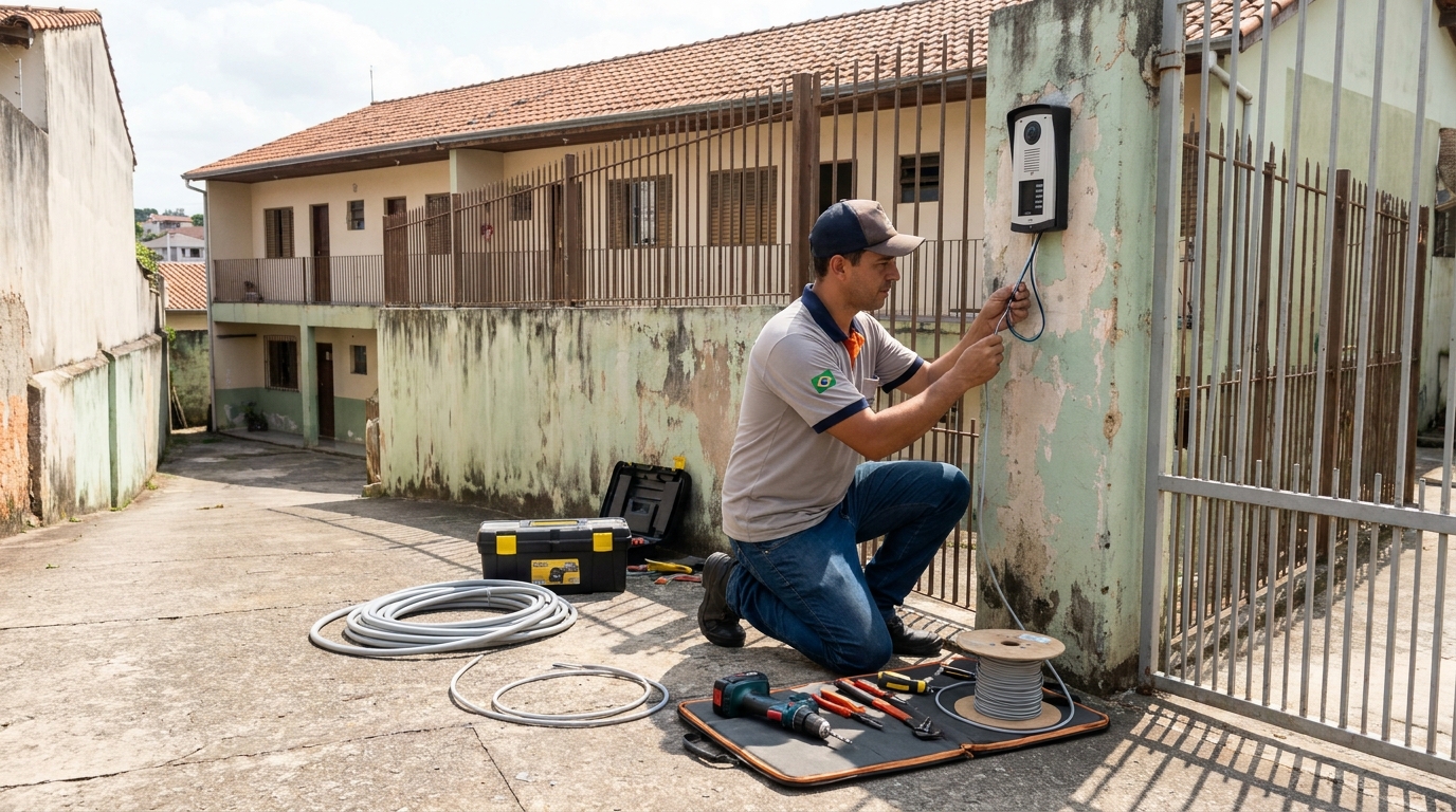 Instalacao de interfone residencial em Sorocaba‑SP